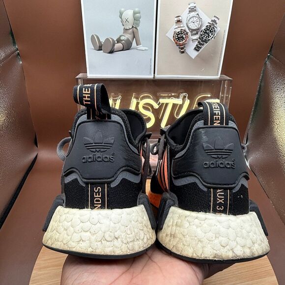 adidas Black and Orange Athletic Shoes - Picture 6 of 10